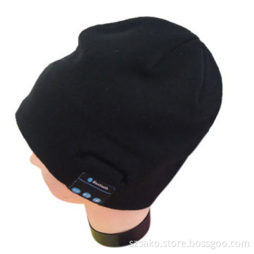 Bluetooth Music Hat with Built-in Headphones, Long time working Bluetooth Hat for Winter/Outdoor